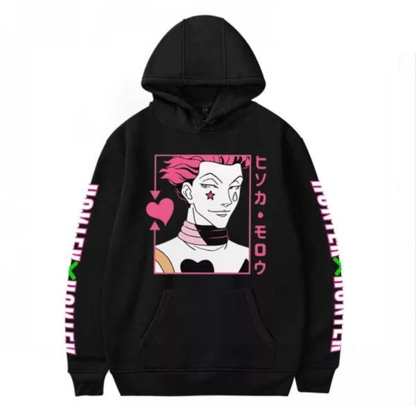 new hisoka anime x hunter sweatshirt men women harajuku fashion hoodies hip hop casual hooded pullover, Black
new hisoka anime x hunter sweatshirt men women harajuku fashion hoodies hip hop casual hooded pullover, Black