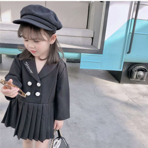 autumn wear 2020 new spring and girls' suit double breasted pleated drs fashion children's skirt, Red;yellow
autumn wear 2020 new spring and girls' suit double breasted pleated drs fashion children's skirt, Red;yellow