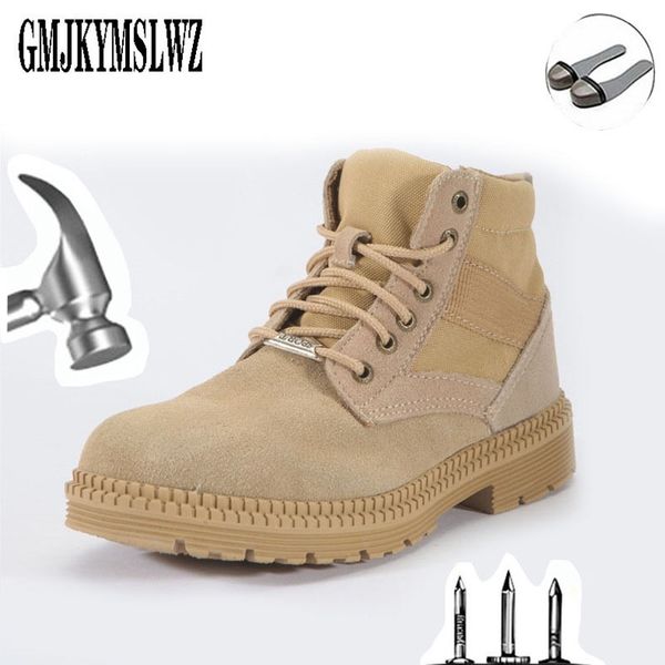 new men's steel toe safety shoes in , smash-proof and stab-resistant work boots, breathable outdoor sports shoes y200915, Black;brown
new men's steel toe safety shoes in , smash-proof and stab-resistant work boots, breathable outdoor sports shoes y200915, Black;brown