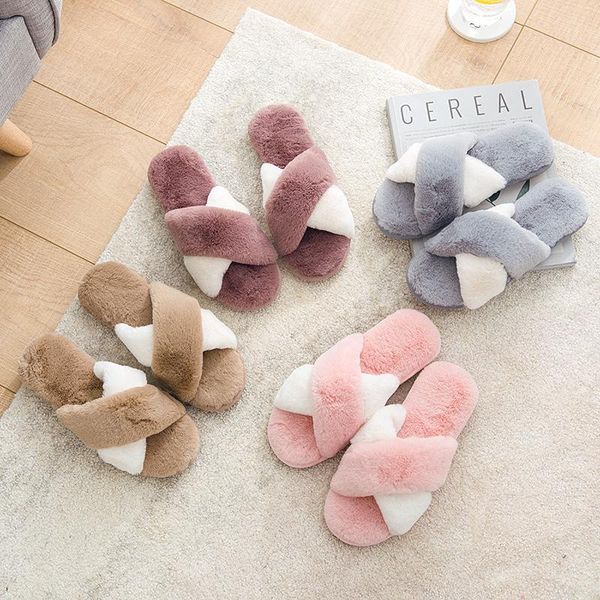winter cute home faux fur slippers women fluffy furry slides flat non slip sole soft indoor shoes ladies casual house whosale, Black
winter cute home faux fur slippers women fluffy furry slides flat non slip sole soft indoor shoes ladies casual house whosale, Black
