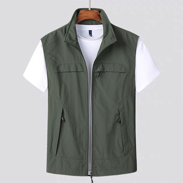 men's spring and autumn multi bag quick drying leisure outdoor hooded pgraphy vest middle age fishing oversize shoulder, Black;white
men's spring and autumn multi bag quick drying leisure outdoor hooded pgraphy vest middle age fishing oversize shoulder, Black;white