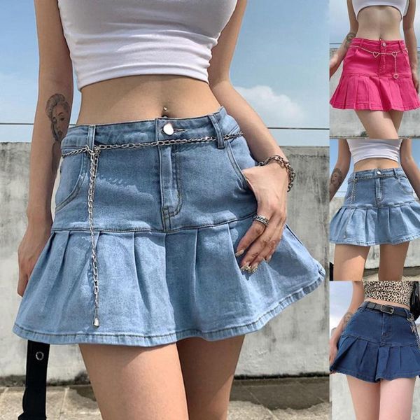 skirts women stylish solid color high waist ruffle mini pleated denim skirt streetwear stree, Black
skirts women stylish solid color high waist ruffle mini pleated denim skirt streetwear stree, Black