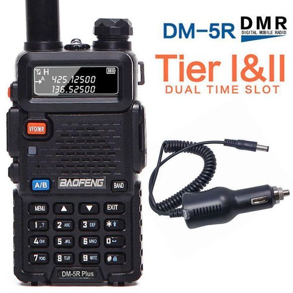 baofeng dm-5r plus digital walkie talkie tier 1 tier 2 dmr slot ii two way radio vhf/uhf dual band radio +car charger1
baofeng dm-5r plus digital walkie talkie tier 1 tier 2 dmr slot ii two way radio vhf/uhf dual band radio +car charger1