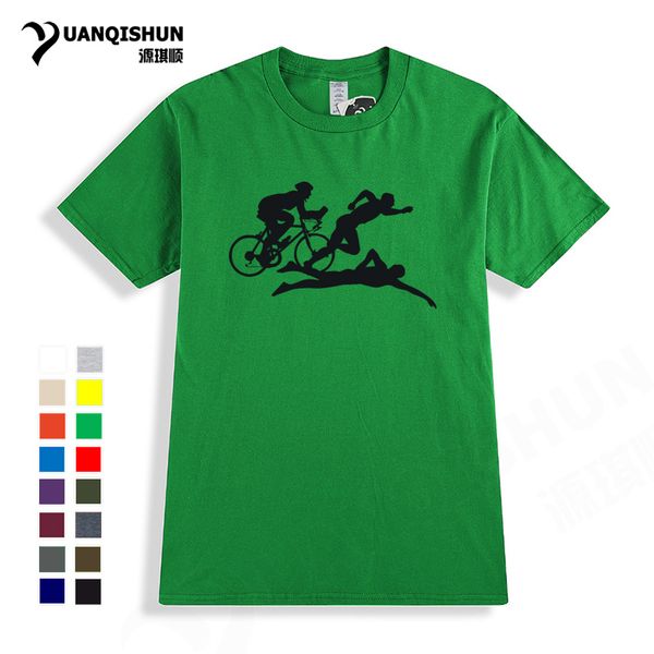 sport 16 colors men cotton short sleeve casual male tshirt triathlon runnings swimmings cycle silhouette decor t-shirt tees
sport 16 colors men cotton short sleeve casual male tshirt triathlon runnings swimmings cycle silhouette decor t-shirt tees