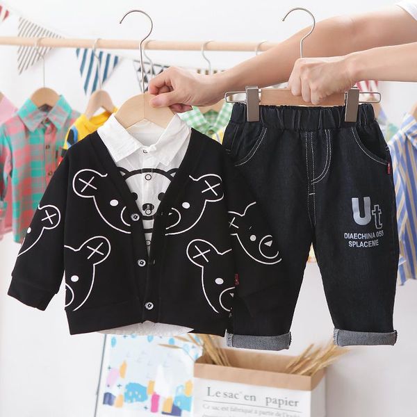 baby autumn clothing sweater three-piece set 2020 new style western style 4 infant autumn set handsome gas 1-3 small children's, White
baby autumn clothing sweater three-piece set 2020 new style western style 4 infant autumn set handsome gas 1-3 small children's, White