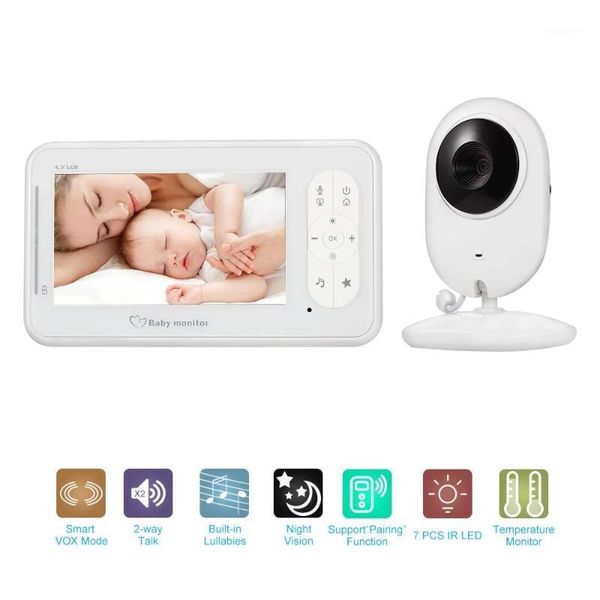 4.3inch wireless video baby monitor 2 way talk baby monitor with camera support 4 cameras vox mode temperature monitoring ir nig1
4.3inch wireless video baby monitor 2 way talk baby monitor with camera support 4 cameras vox mode temperature monitoring ir nig1