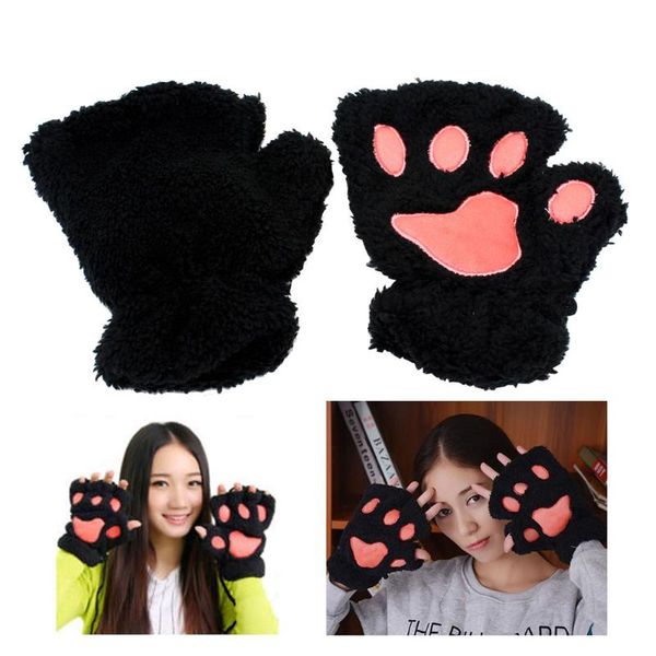 new 1 pair winter women ladies girls lovely gloves plush warm mittens cute cat short fingerless half finger glove smr88, Blue;gray
new 1 pair winter women ladies girls lovely gloves plush warm mittens cute cat short fingerless half finger glove smr88, Blue;gray