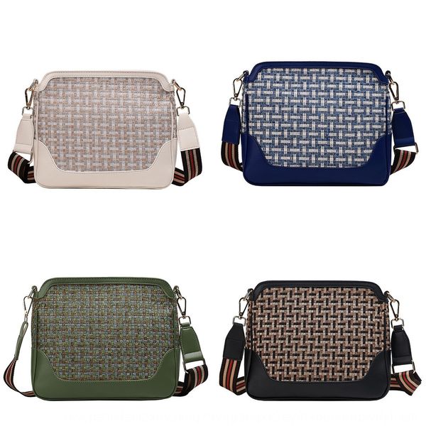 big women's 2020 new fashion broadband shoulder contrast color woven shoulder bag internet popular fashion broadband messenger bag wftq
big women's 2020 new fashion broadband shoulder contrast color woven shoulder bag internet popular fashion broadband messenger bag wftq