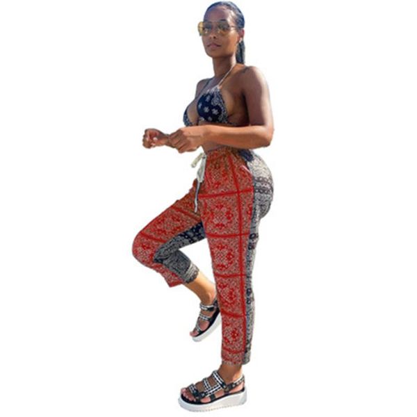 women cashew nuts pattern pants fashion trend contrast elastic waist harem pants designer female new autumn casual loose trousers, Black;white
women cashew nuts pattern pants fashion trend contrast elastic waist harem pants designer female new autumn casual loose trousers, Black;white