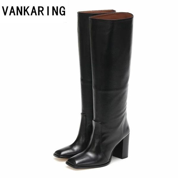 women microfiber leather knee high boots chunky heel pointed toe long boots zipper tall dress shoes autumn winter brown, Black
women microfiber leather knee high boots chunky heel pointed toe long boots zipper tall dress shoes autumn winter brown, Black