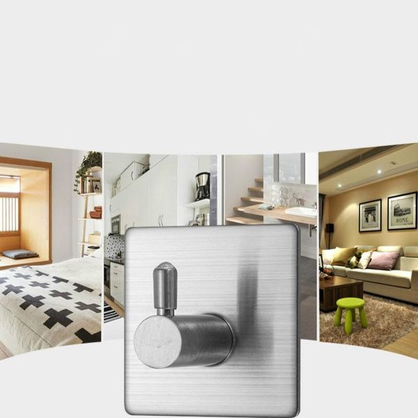 stainless steel wall hook self adhesive sticky kitchen bathroom key bag coat hanger storage hanging holder rack1
stainless steel wall hook self adhesive sticky kitchen bathroom key bag coat hanger storage hanging holder rack1
