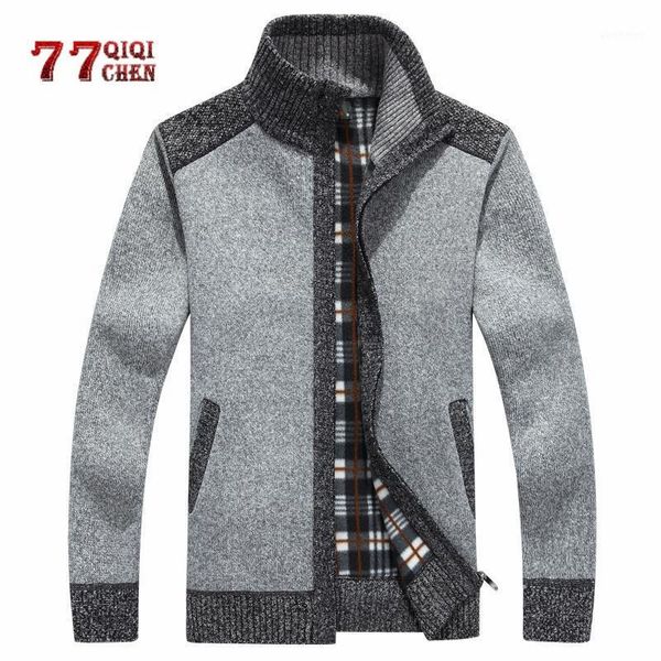 2020 winter patchwork fleece sweaters men thick warm cardigan knitwear coats casual zipper sweatercoat cashmere male clothing1, White;black
2020 winter patchwork fleece sweaters men thick warm cardigan knitwear coats casual zipper sweatercoat cashmere male clothing1, White;black