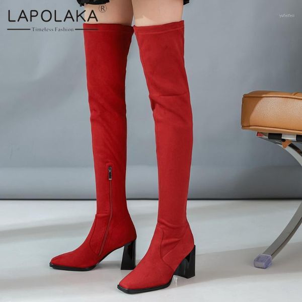 lapolaka 2020 new design high heels thigh high boots woman shoes zip up concise trendy cool add fur autumn winter boots female1, Black
lapolaka 2020 new design high heels thigh high boots woman shoes zip up concise trendy cool add fur autumn winter boots female1, Black
