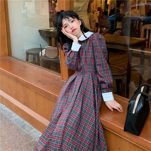 2020 autumn new foreign style age reducing plaid sweet contrast 2020 autumn new foreign style age reducing plaid sweet dress contrast dress, Black;gray
2020 autumn new foreign style age reducing plaid sweet contrast 2020 autumn new foreign style age reducing plaid sweet dress contrast dress, Black;gray