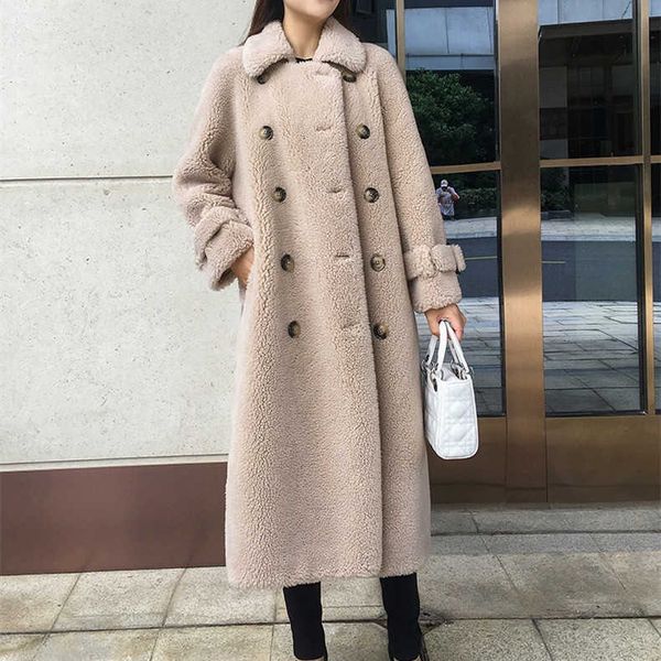 sy12 fall winter women 30% wool fur coat a shape button pocket sheep shearing girl warm fur coats lady long jacket overcoat t191109, Black
sy12 fall winter women 30% wool fur coat a shape button pocket sheep shearing girl warm fur coats lady long jacket overcoat t191109, Black