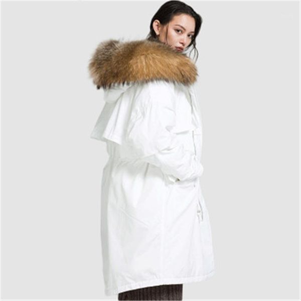 2019 winter thicker long down jacket women russia real raccoon fur collar white duck down parkas plus size clothes1, Black
2019 winter thicker long down jacket women russia real raccoon fur collar white duck down parkas plus size clothes1, Black