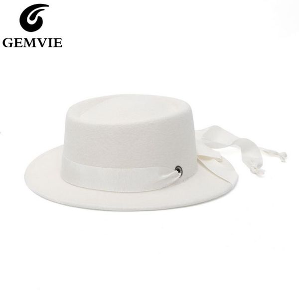 stingy brim hats gemvie wool felt white women fedora hat with ribbon fashion pork pie winter mediun, Blue;gray
stingy brim hats gemvie wool felt white women fedora hat with ribbon fashion pork pie winter mediun, Blue;gray
