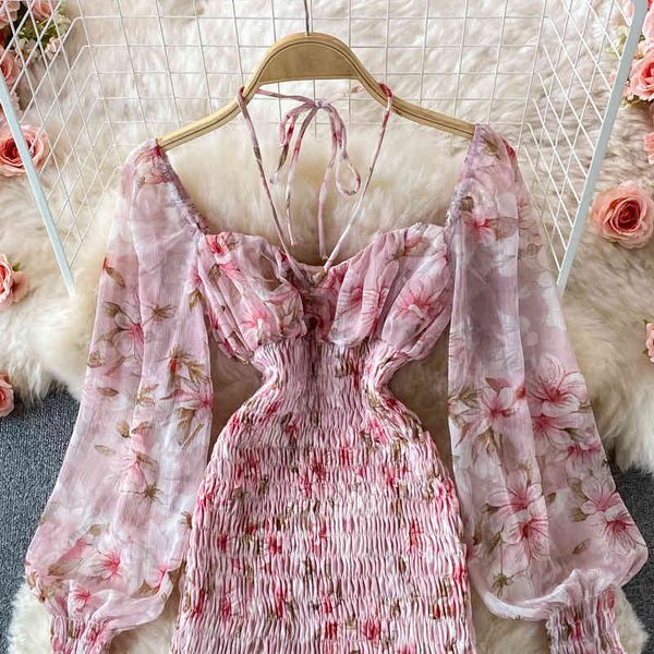 french retro floral dress women chic autumn chiffon dresses ladies v-neck flare sleeve slim waist vestido, Black;gray
french retro floral dress women chic autumn chiffon dresses ladies v-neck flare sleeve slim waist vestido, Black;gray