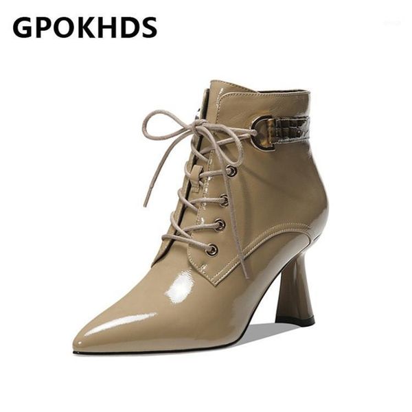 boots gpokhds 2021 women ankle cow leather winter short plush pointed toe zipper metal decoration high heels female boot size 391, Black
boots gpokhds 2021 women ankle cow leather winter short plush pointed toe zipper metal decoration high heels female boot size 391, Black