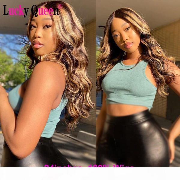 malaysian body wave wigs highlight colored transparent lace front human hair wigs for black women lucky queen remy hair, Black;brown
malaysian body wave wigs highlight colored transparent lace front human hair wigs for black women lucky queen remy hair, Black;brown