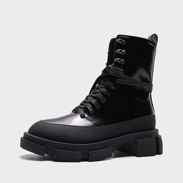 new women shoes brand design round toe casual lace-up flat high heels ladies shoes, Black
new women shoes brand design round toe casual lace-up flat high heels ladies shoes, Black