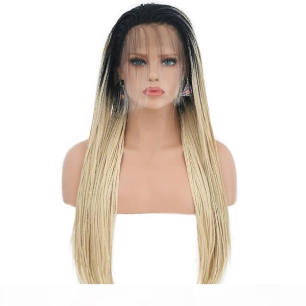 braided lace front wig with baby hair synthetic ombre platinum blonde heat resistant glueless ombre 1b 613 braided synthetic lace front wigs, Black
braided lace front wig with baby hair synthetic ombre platinum blonde heat resistant glueless ombre 1b 613 braided synthetic lace front wigs, Black