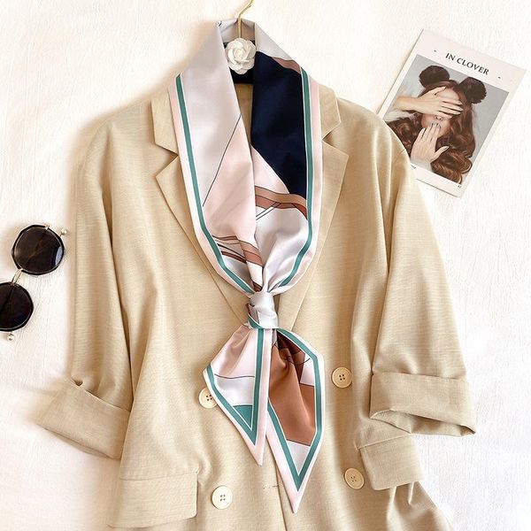 long silk skinny scarf women hair neck foulard scarves print summer office lady neckerchief tie female handle bag ribbon, Blue;gray
long silk skinny scarf women hair neck foulard scarves print summer office lady neckerchief tie female handle bag ribbon, Blue;gray