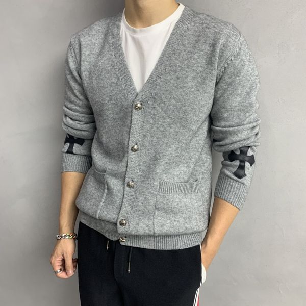 chao brand h crosin men's sweater sanskrit big cross sweater cardigan coat autumn and winter, Black
chao brand h crosin men's sweater sanskrit big cross sweater cardigan coat autumn and winter, Black