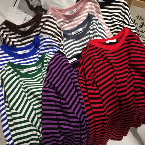 autumn striped sweaters women causal pullovers thin o-neck korean streetwear plus size women clothes 200924, White;black
autumn striped sweaters women causal pullovers thin o-neck korean streetwear plus size women clothes 200924, White;black