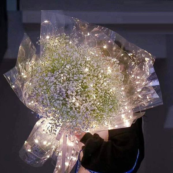 gift wrap 5pcs flower wrapping paper cellophane led luminous floral packaging material birthday wedding decoration bouquet supplies
gift wrap 5pcs flower wrapping paper cellophane led luminous floral packaging material birthday wedding decoration bouquet supplies