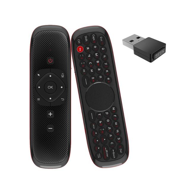 wechip w2 2.4g air mouse with touchpad wireless keyboard mouse infrared remote control supports voice input for tv box projector
wechip w2 2.4g air mouse with touchpad wireless keyboard mouse infrared remote control supports voice input for tv box projector