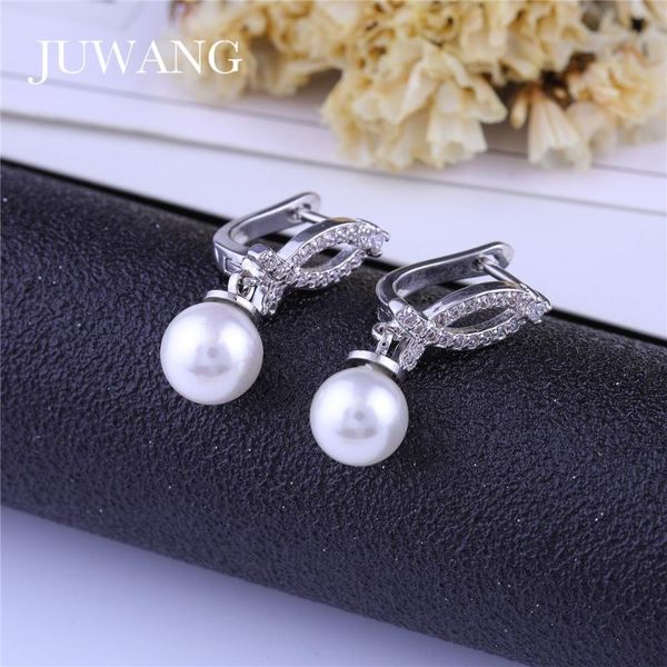 dangle & chandelier juwang fashion pearl drop earrings for women cubic zircon gold silver color jewelry wedding decoration
dangle & chandelier juwang fashion pearl drop earrings for women cubic zircon gold silver color jewelry wedding decoration