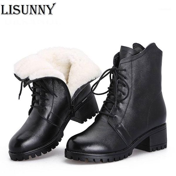 boots snow women 2021 winter shearling wool keep warm ankle 100% genuine leather thick high heel shoes1, Black
boots snow women 2021 winter shearling wool keep warm ankle 100% genuine leather thick high heel shoes1, Black