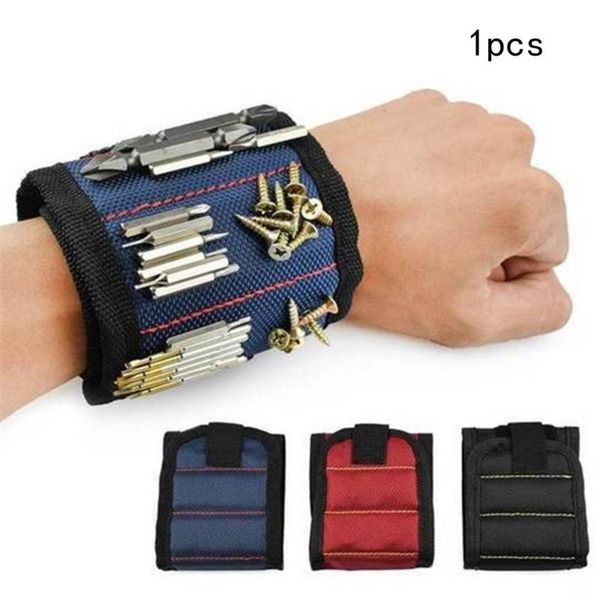 tool bag magnetic wristband portable magnet electrician wrist belt screws nails drill bits bracelet for repair
tool bag magnetic wristband portable magnet electrician wrist belt screws nails drill bits bracelet for repair