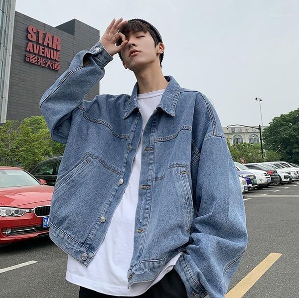 autumn new denim jacket men fashion washed solid color casual tooling denim jacket man streetwear hip hop loose bomber1, Black;brown
autumn new denim jacket men fashion washed solid color casual tooling denim jacket man streetwear hip hop loose bomber1, Black;brown