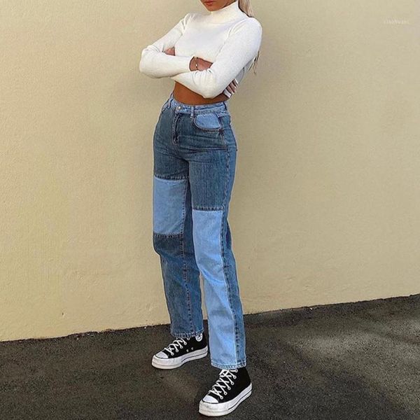 dossni women pants patchwork denim skirt vintage high waist boyfriend mom y2k jeans streetwear 2020 iamy casual jeans new1, Blue
dossni women pants patchwork denim skirt vintage high waist boyfriend mom y2k jeans streetwear 2020 iamy casual jeans new1, Blue
