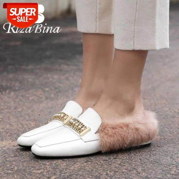 rizabina real leather women flats shoes beads fur fashion warm winter shoes woman office lady casual daily footwear size 34-39 #us8s
rizabina real leather women flats shoes beads fur fashion warm winter shoes woman office lady casual daily footwear size 34-39 #us8s