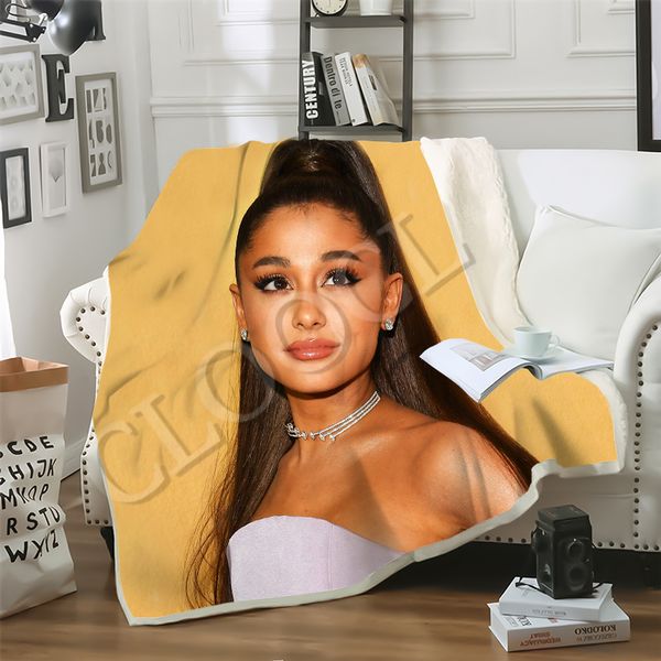 cloocl 2020 new popular singer ariana blankets 3d print fashion double layer sofa travel teens women men bedding throw blanket plush quilt
cloocl 2020 new popular singer ariana blankets 3d print fashion double layer sofa travel teens women men bedding throw blanket plush quilt