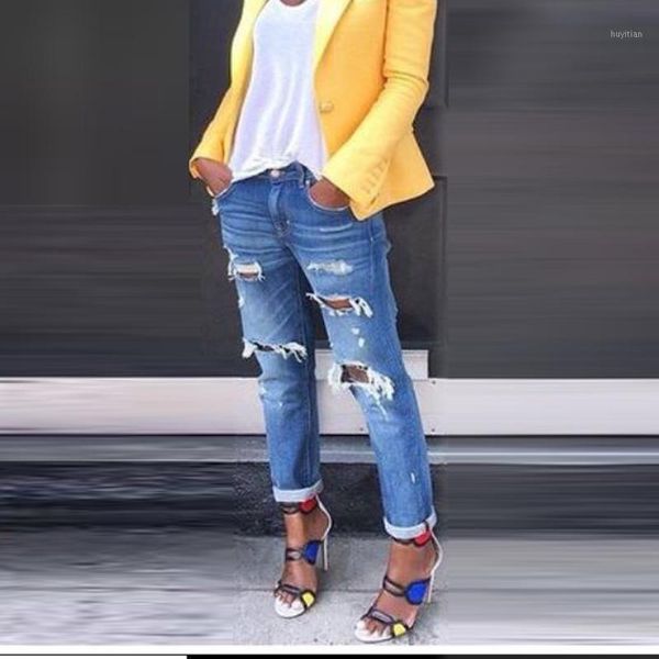 women ladies summer high waist jeans destroyed ripped distressed slim cool denim pants boyfriend trousers blue 6.261
women ladies summer high waist jeans destroyed ripped distressed slim cool denim pants boyfriend trousers blue 6.261