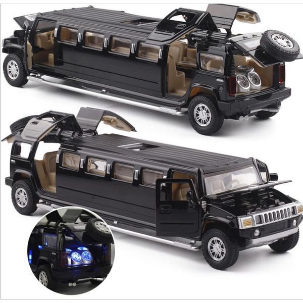 high simulation 1:32 alloy hummer limousine metal diecast car model pull back flashing musical vehicles kids gift children's toy
high simulation 1:32 alloy hummer limousine metal diecast car model pull back flashing musical vehicles kids gift children's toy