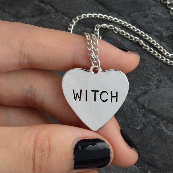 ckysee silver color witch heart pendant necklace for women long chain gothic witch halloween necklace jewelry gift for friends
ckysee silver color witch heart pendant necklace for women long chain gothic witch halloween necklace jewelry gift for friends