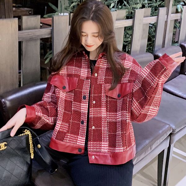 2021 new women's spring fall new retro korean casual red fashion short single-breasted all-match female jacket h1 9bsx, Black
2021 new women's spring fall new retro korean casual red fashion short single-breasted all-match female jacket h1 9bsx, Black