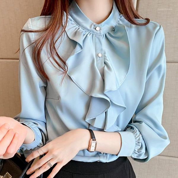 women's blouses & shirts fashion chiffon female elegant casual long sleeve women and plus size office ladies blusas 3xl q34711, White
women's blouses & shirts fashion chiffon female elegant casual long sleeve women and plus size office ladies blusas 3xl q34711, White