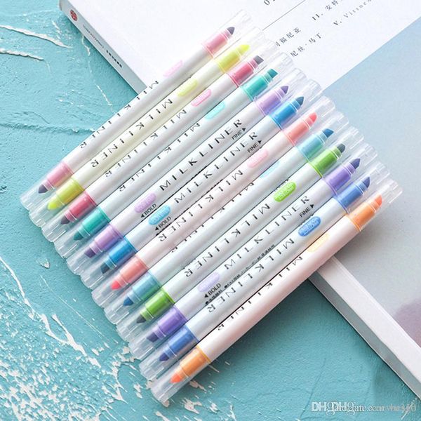 12 pcs/set double headed highlighters stationery mild highlighters pens colored drawing painting highlighter art marker pens dh1197 t03, Black;red
12 pcs/set double headed highlighters stationery mild highlighters pens colored drawing painting highlighter art marker pens dh1197 t03, Black;red