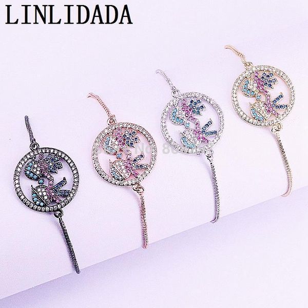 10pcs cz micro pave boy girl connector bracelet, cubic zirconia pave round charm slider chain bracelets1, Black
10pcs cz micro pave boy girl connector bracelet, cubic zirconia pave round charm slider chain bracelets1, Black