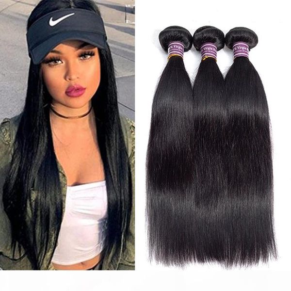 raw indian virgin straight human hair weaves bundles unprocessed brazilian peruvian hair extensions wet and wavy human hair products hot, Black
raw indian virgin straight human hair weaves bundles unprocessed brazilian peruvian hair extensions wet and wavy human hair products hot, Black