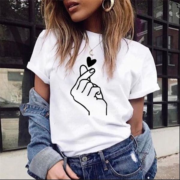 funny women tshirt love gesture tee shrits female vintage t shirt short sleeve casual ladies summer tee clothing, White
funny women tshirt love gesture tee shrits female vintage t shirt short sleeve casual ladies summer tee clothing, White