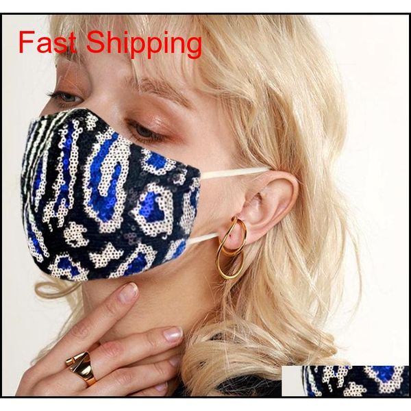 fashion bling leopard print sequined cotton mask dustproof mouth masks designer washable reusable women face mask masks racaq, Black
fashion bling leopard print sequined cotton mask dustproof mouth masks designer washable reusable women face mask masks racaq, Black