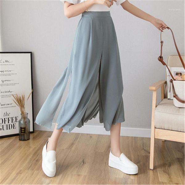 2020 womens fashion solid color black white loose pants cropped trousers gaucho retro high waist wide leg pants pz31701
2020 womens fashion solid color black white loose pants cropped trousers gaucho retro high waist wide leg pants pz31701