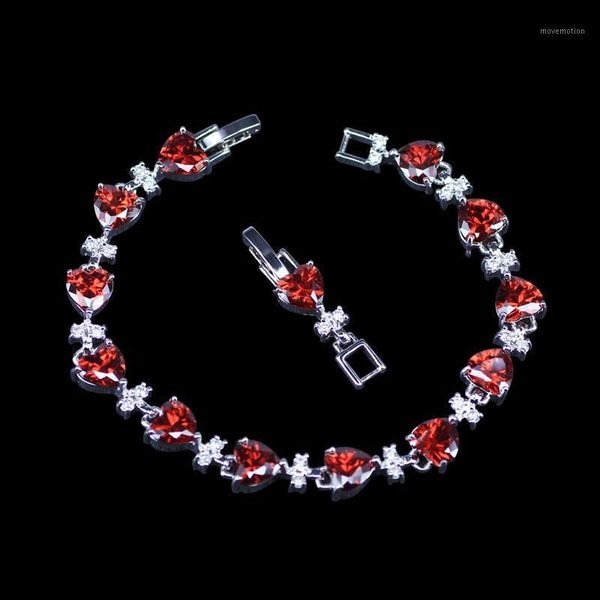 europe popular style heart red created garnet white zircon health bracelets silver color fashion jewelry bracelets1, Golden;silver
europe popular style heart red created garnet white zircon health bracelets silver color fashion jewelry bracelets1, Golden;silver